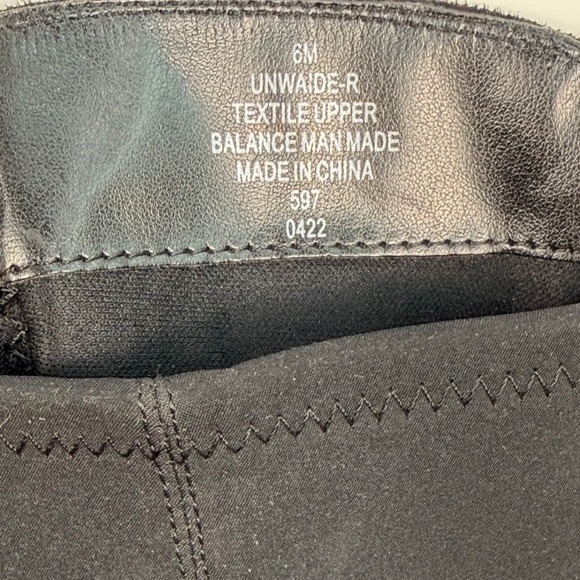 UNISA Unwaide Black Over the Knee Stretch Boots Combat Tall made in China Size 6 - Picture 4 of 15